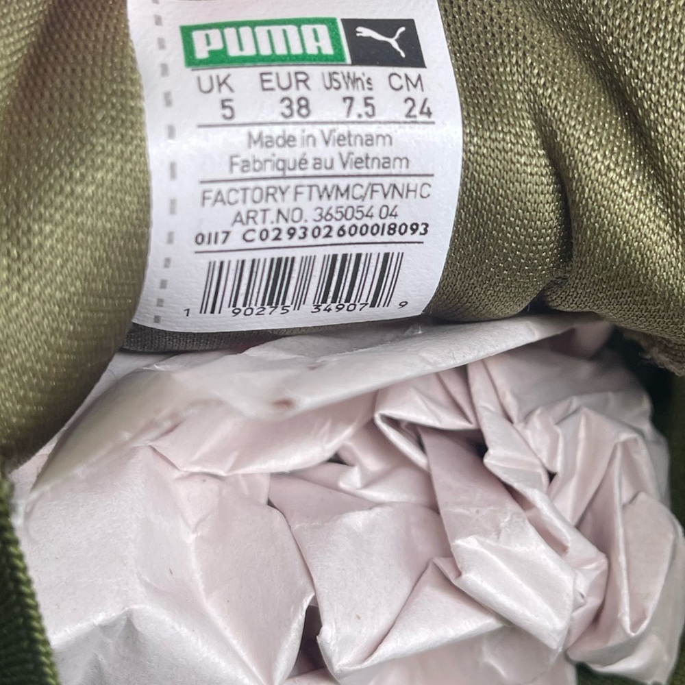 Puma x Fenty By Rihanna Bow Sneaker Olive Branch - Picture 11 of 14